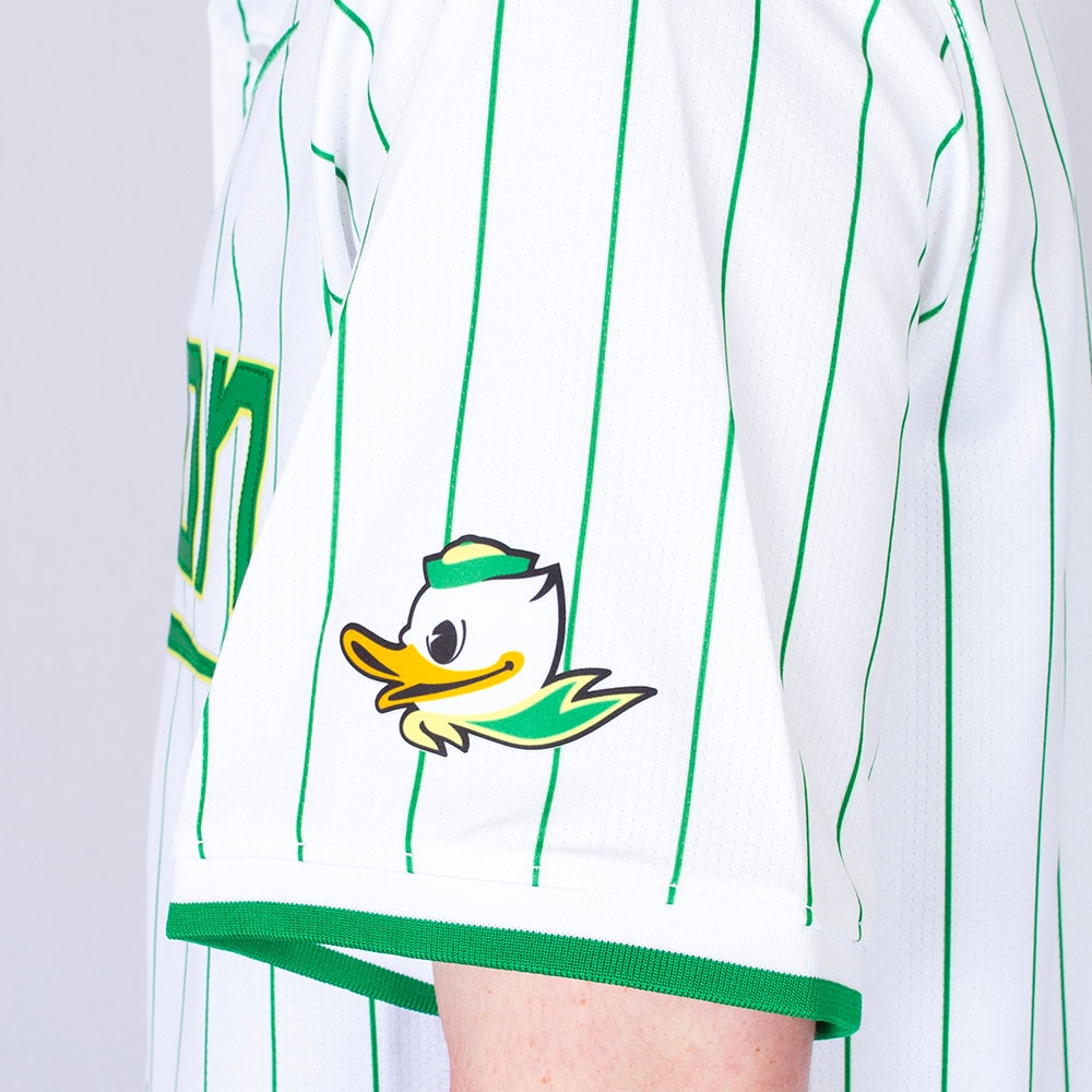 Fighting Duck, Nike, White, Jerseys, Men, Baseball, Oregon design, 578111